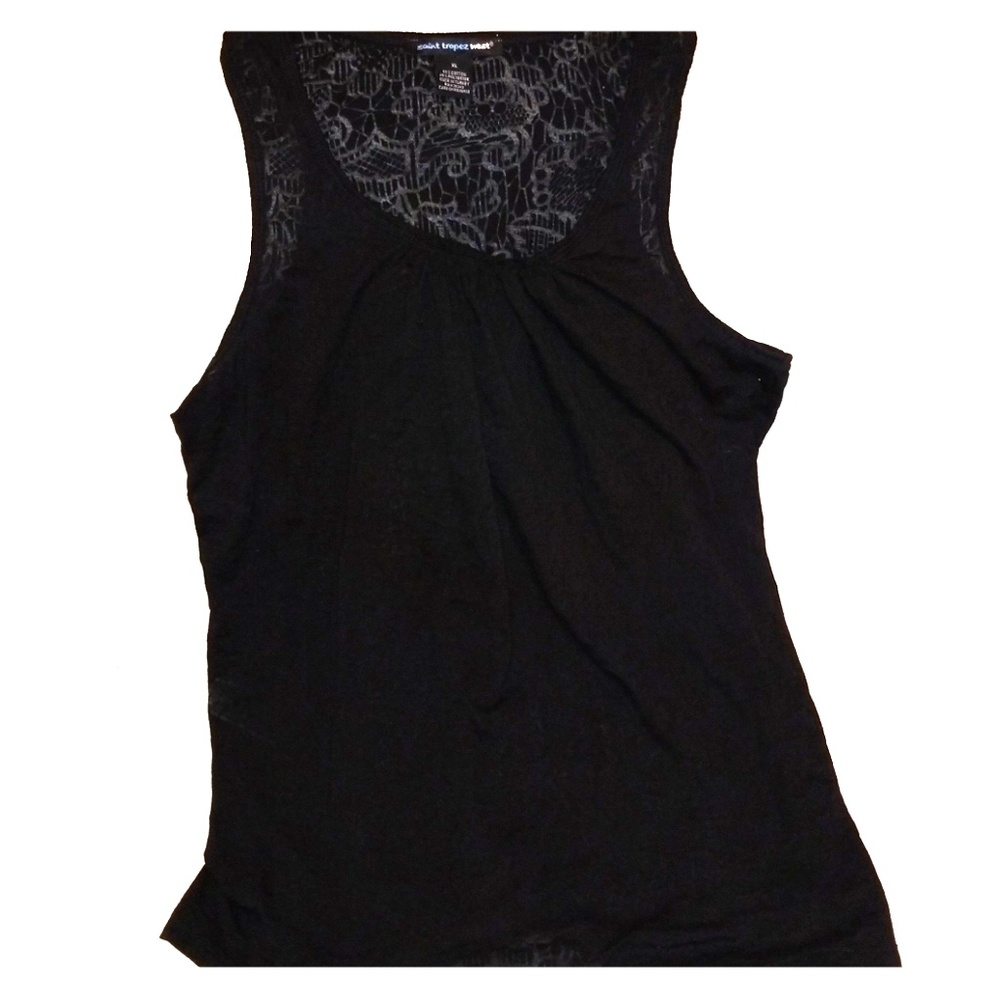 Saint tropez west semi sheer top